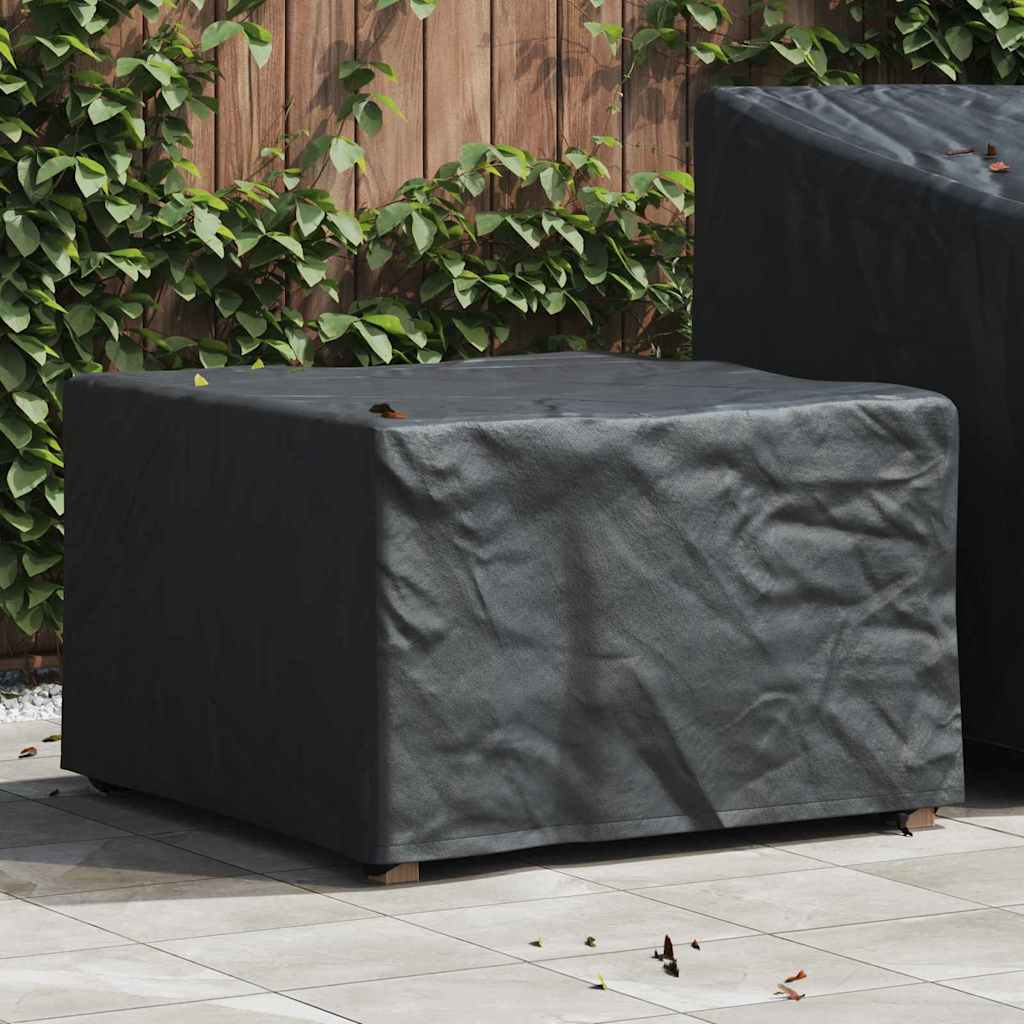 vidaXL Möbelbezug Uni Schwarz 60 x 60 x 45 cm Stoff