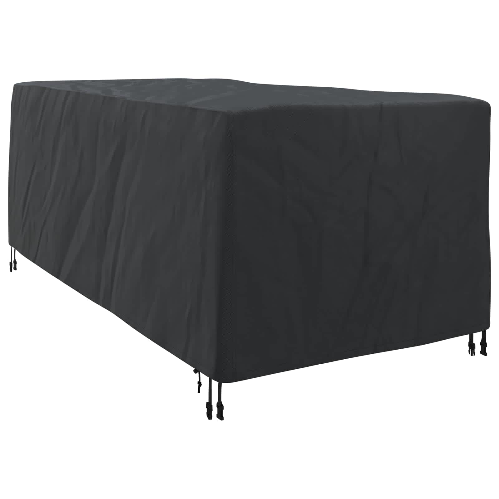 vidaXL Loungerhülle Uni Schwarz 205 x 100 x 70 cm Stoff