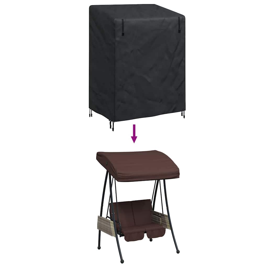 vidaXL Hollywoodschaukel-Abdeckung 120 x 90 x 155 cm 210D Oxford Stoff