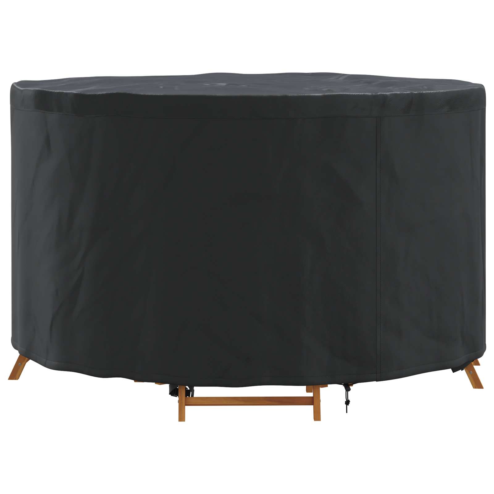 vidaXL Gartenmöbelabdeckung Schwarz 102 x 102 x 71 cm 210D-Gewebe