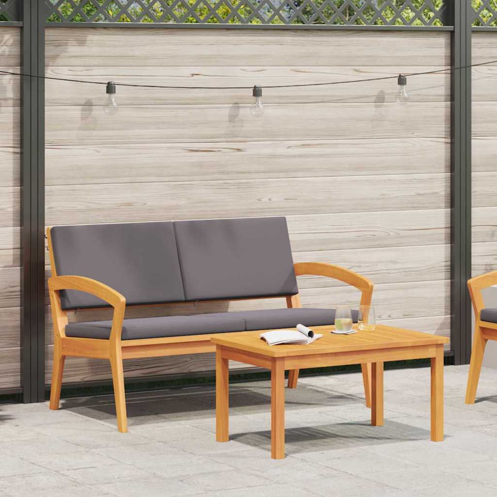 vidaXL Couchtisch Öl-Natur Massivholz Akazie