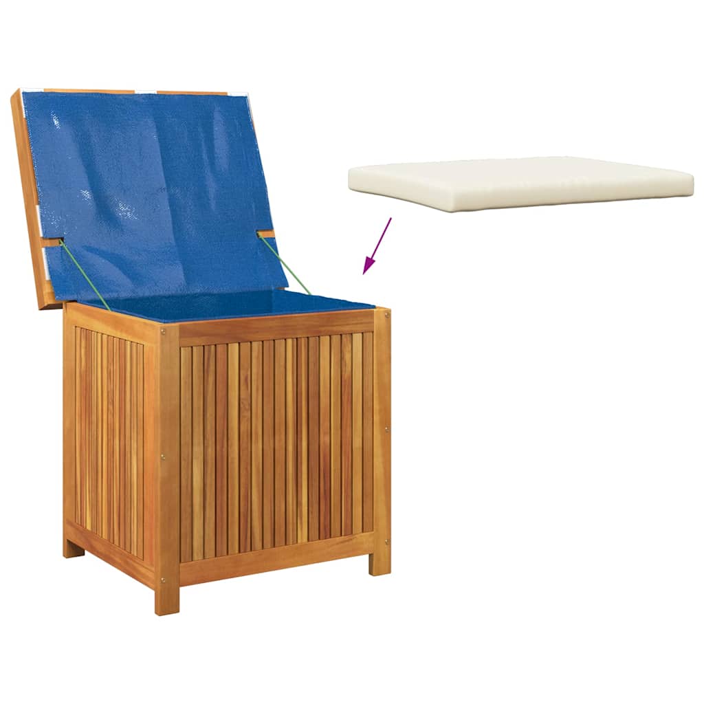 vidaXL Outdoor-Kissenbox 60x50x61 cm Massivholz Akazie