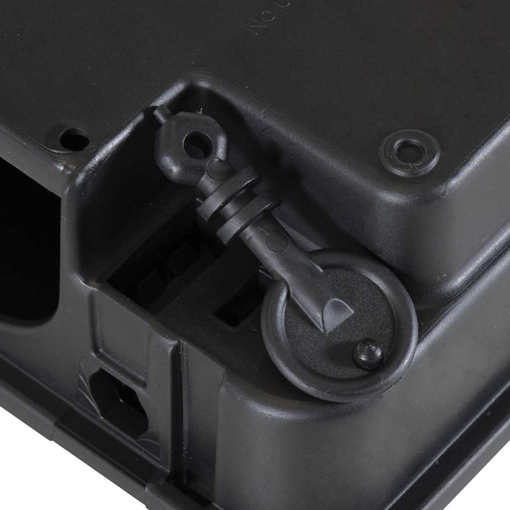 vidaXL Mausefallen 4 Stk. Schwarz 22x12,5x7,5 cm