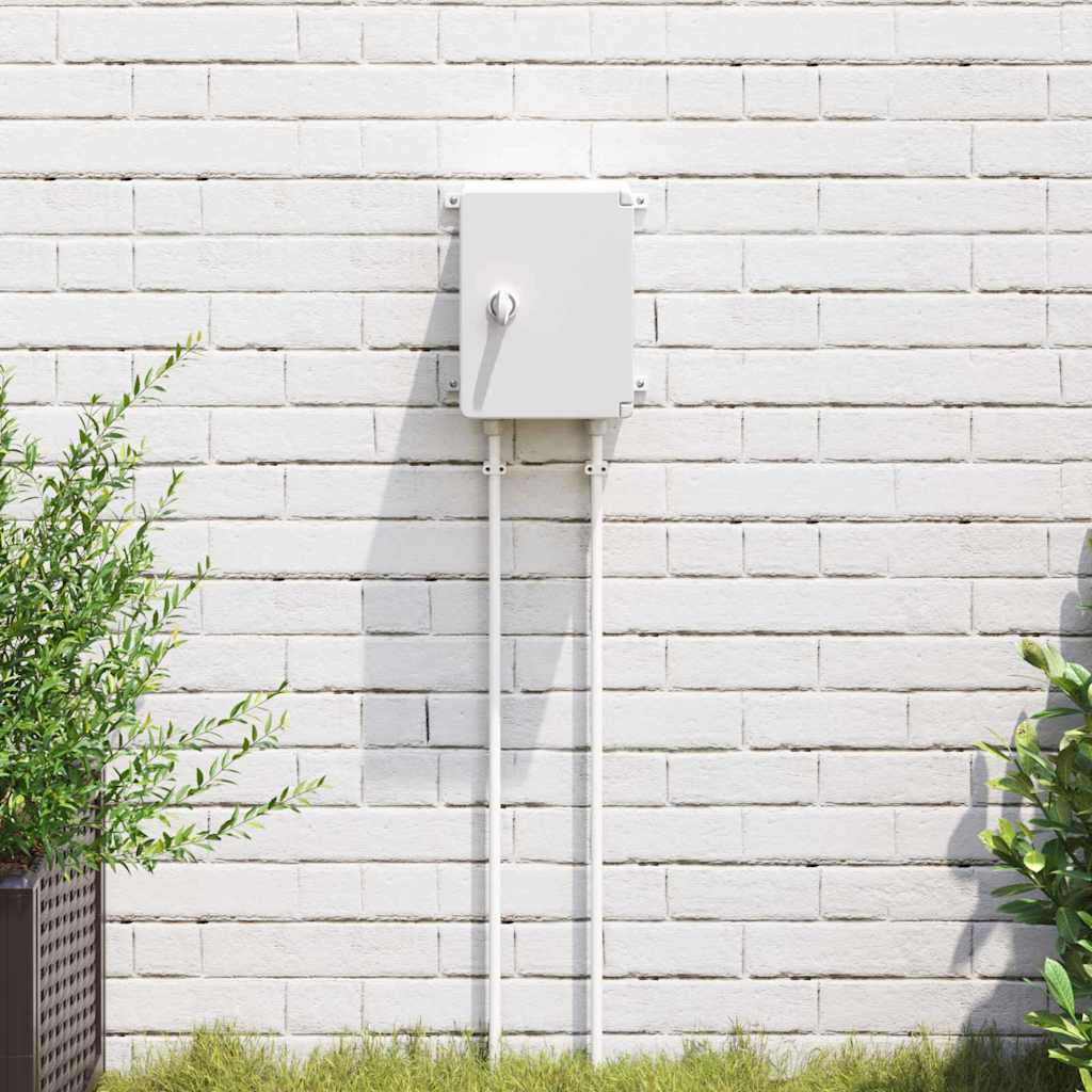 vidaXL Steuerungsschrank Grau 47 x 20 x 60 cm ABS Kunststoff