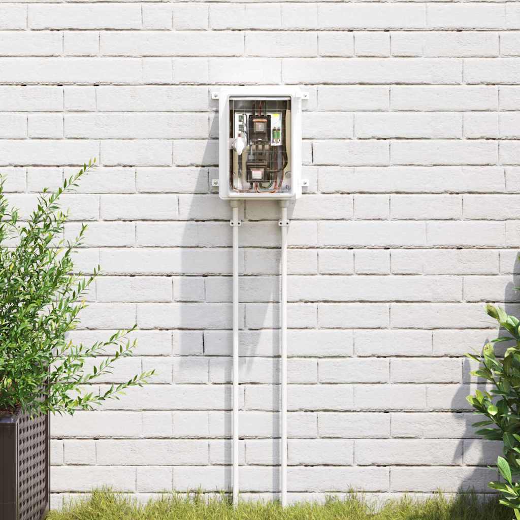 vidaXL Steuerungsschrank Grau 47 x 20 x 60 cm ABS Kunststoff