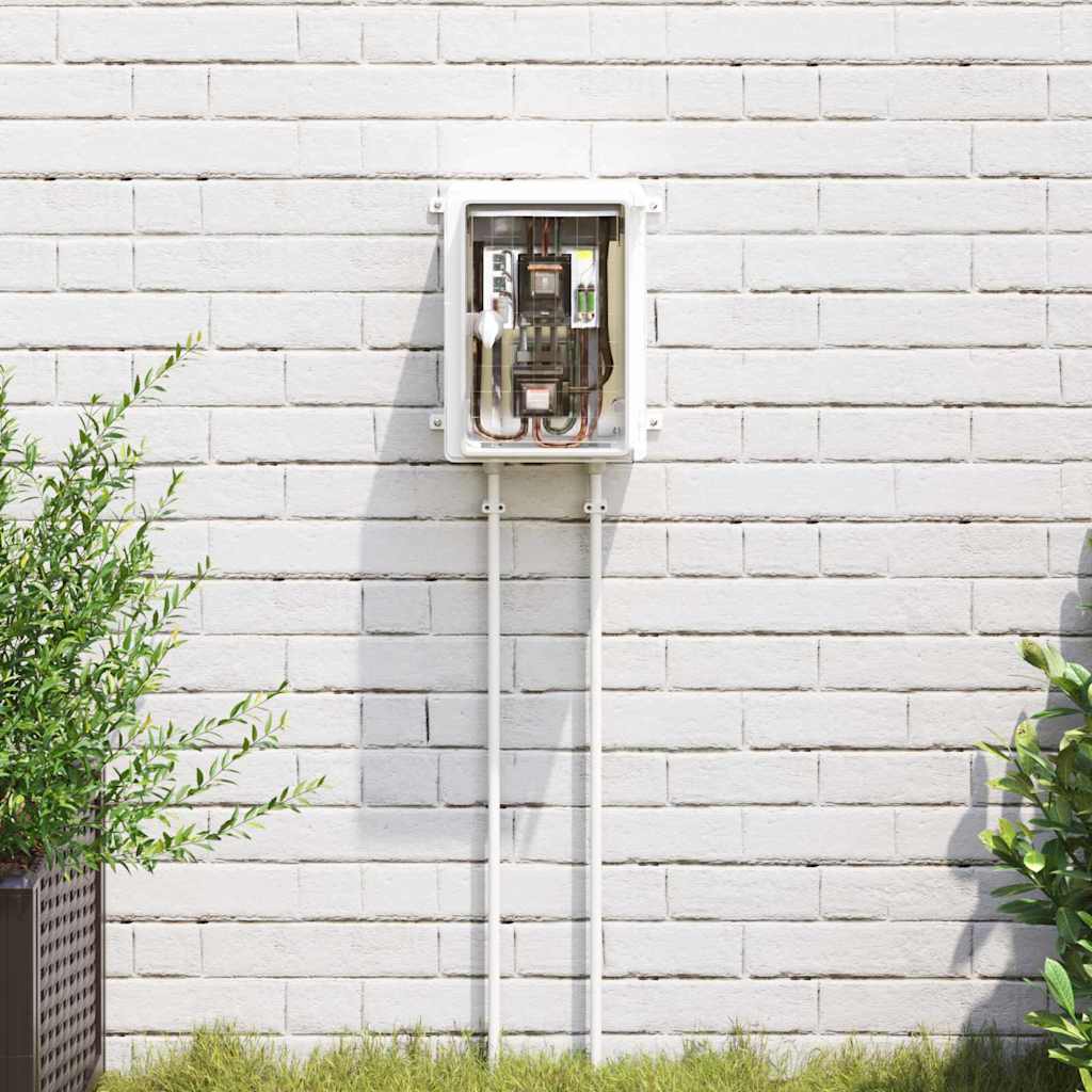 vidaXL Steuerungsschrank Grau 47 x 20 x 60 cm ABS Kunststoff