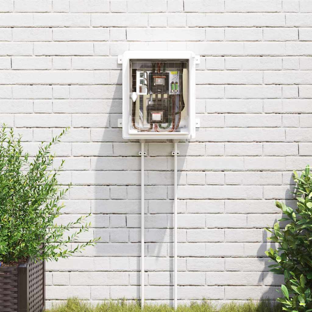 vidaXL Steuerungsschrank Grau 47 x 20 x 60 cm ABS Kunststoff