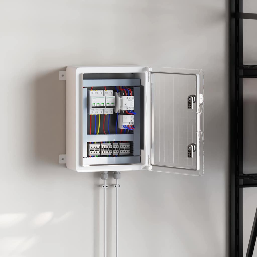 vidaXL Steuerungsschrank Grau 47 x 20 x 60 cm ABS Kunststoff