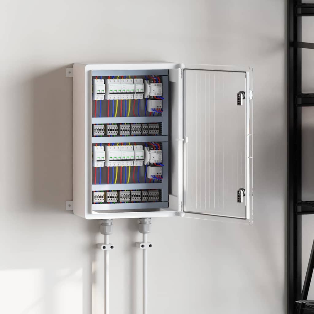 vidaXL Steuerungsschrank Grau 47 x 20 x 60 cm ABS Kunststoff