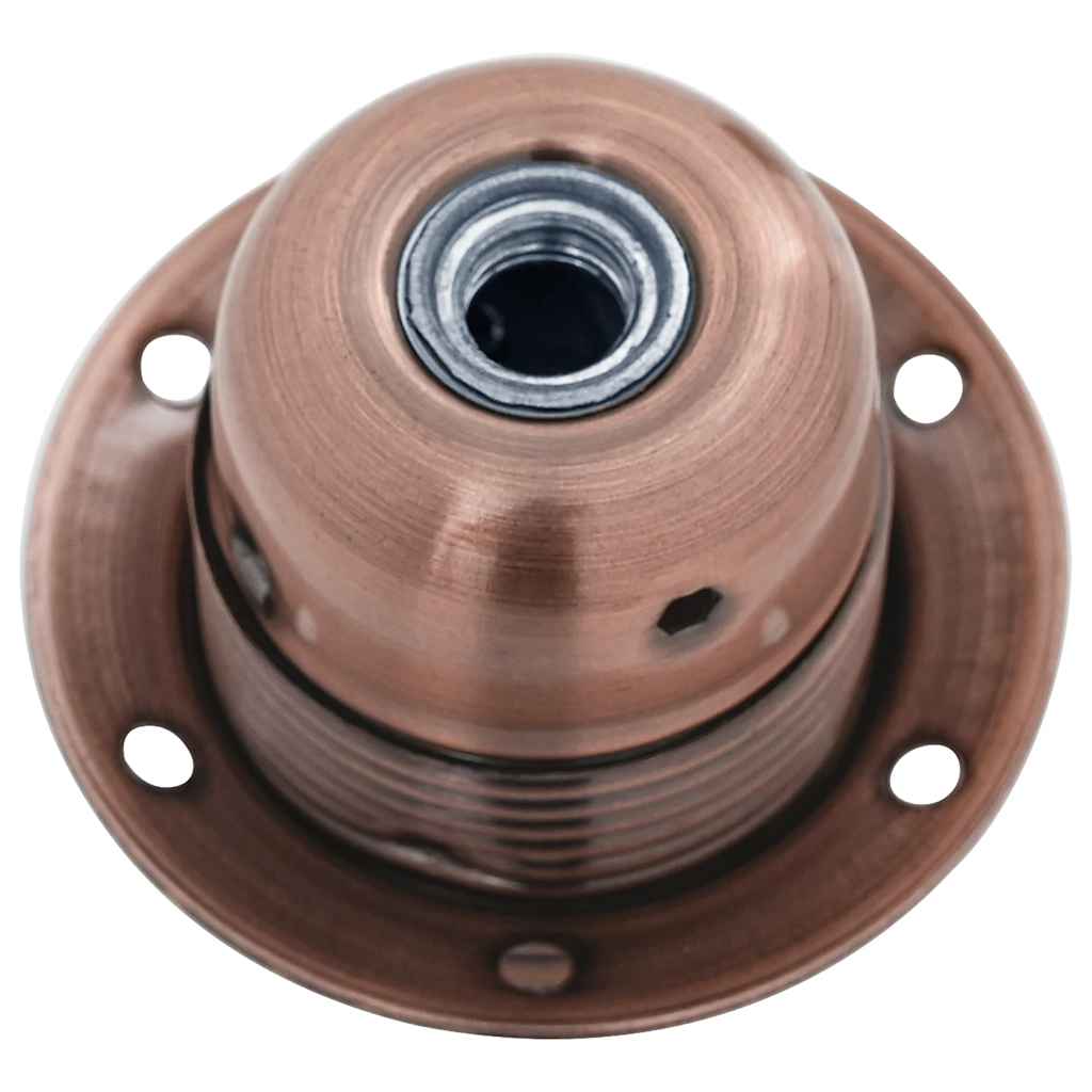 vidaXL Lampenfassungen 2 Stk. Rot-Bronze E27