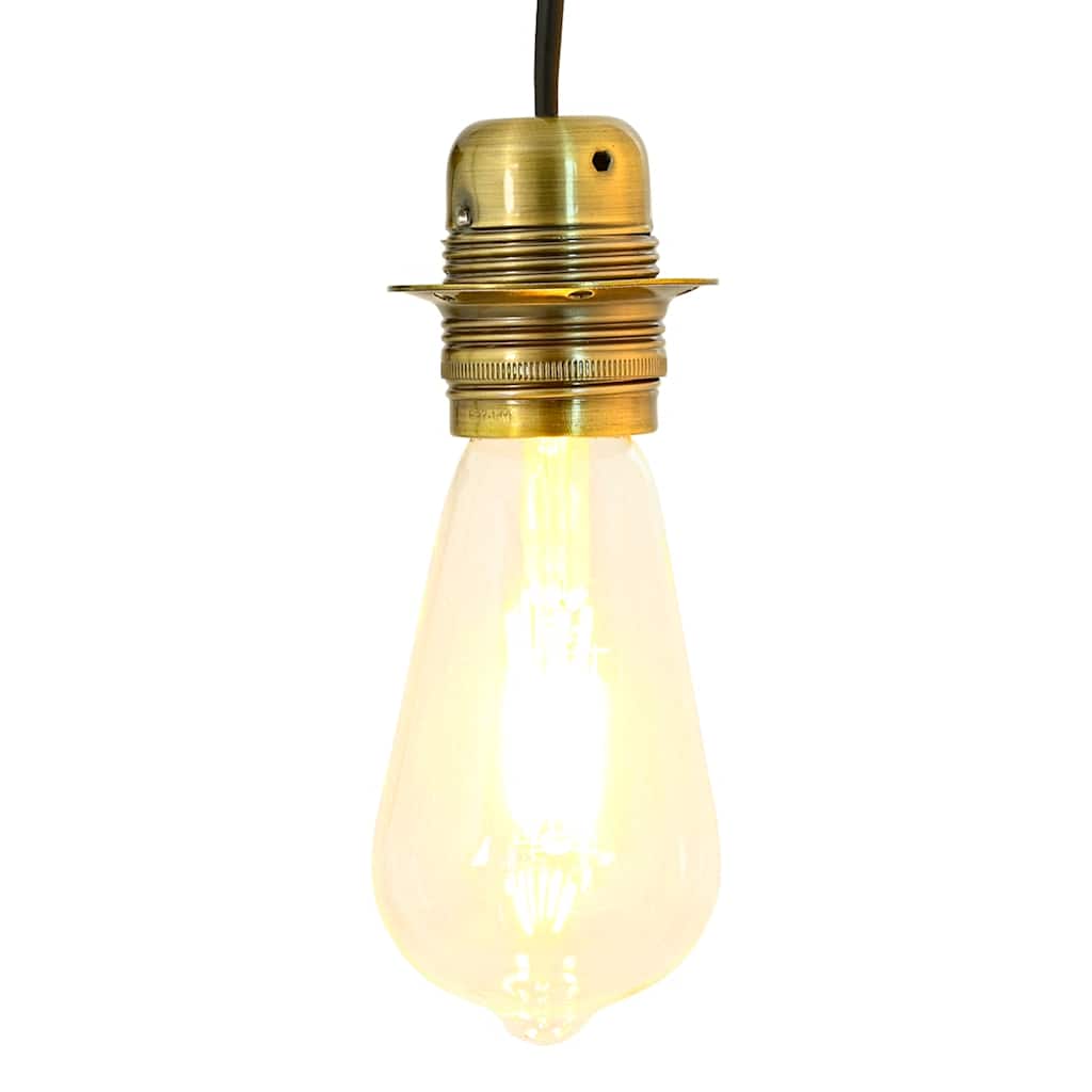 vidaXL Lampenfassungen 2 Stk. Rot-Bronze E27