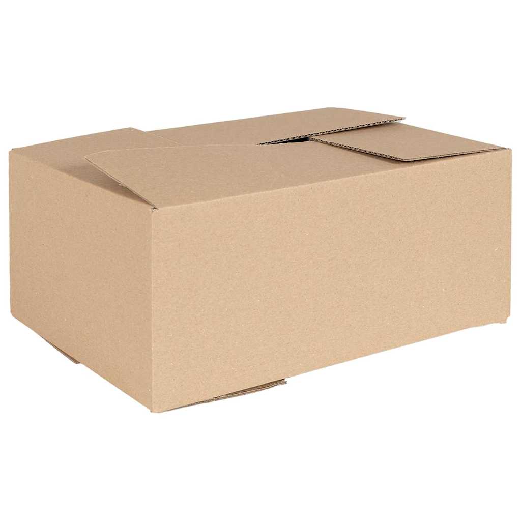 vidaXL Faltbox mit Speicher 50 pcs Natur 15 x 15 x 8 cm Karton
