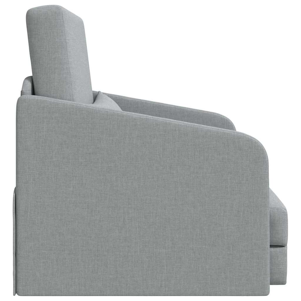 vidaXL Schlafsofa Hellgrau 65 x 80 x 83 cm Stoff