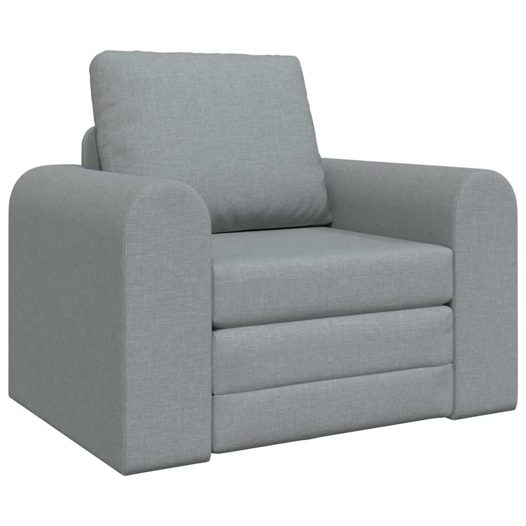 vidaXL Schlafsofa Hellgrau 98 x 71 x 83 cm Stoff