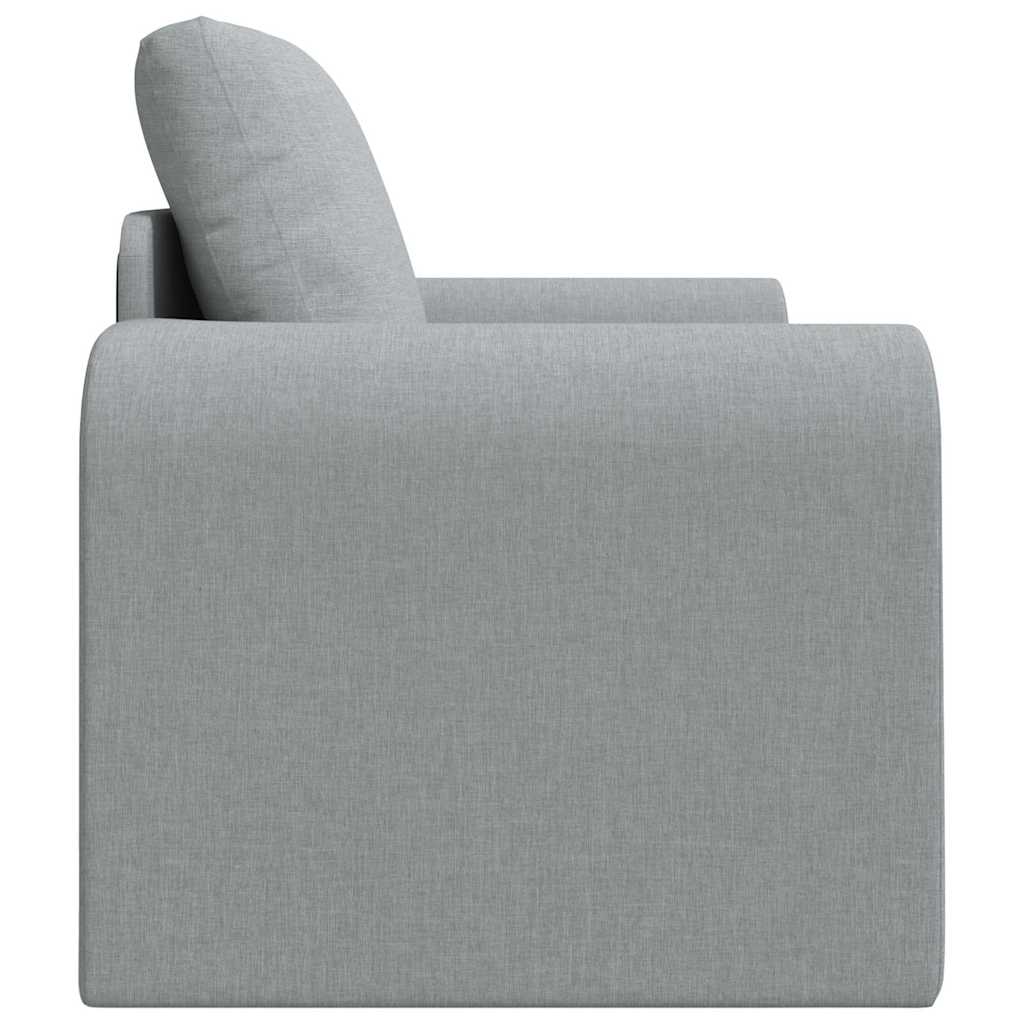 vidaXL Schlafsofa Hellgrau 98 x 71 x 83 cm Stoff