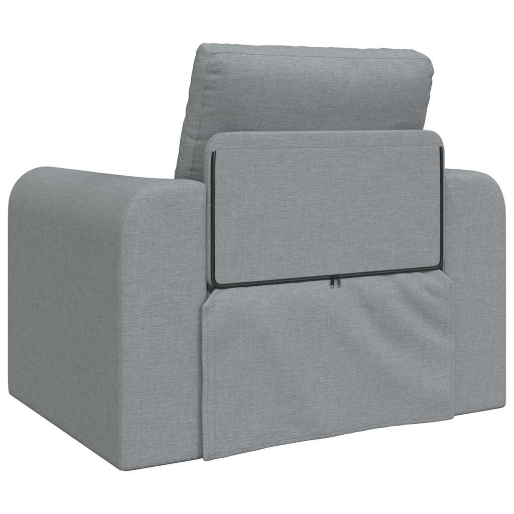 vidaXL Schlafsofa Hellgrau 98 x 71 x 83 cm Stoff