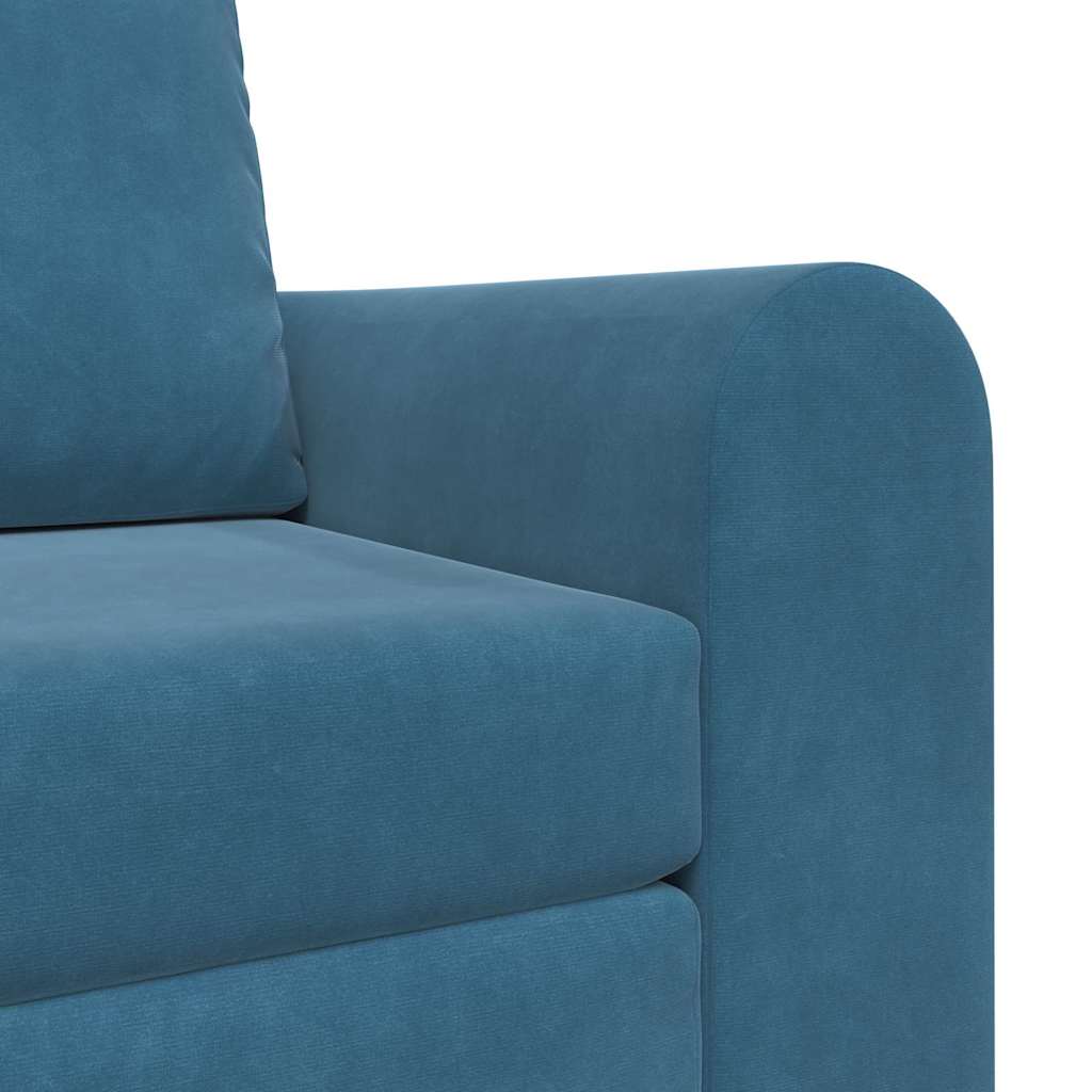 vidaXL Schlafsofa Blau 98 x 71 x 83 cm Samt