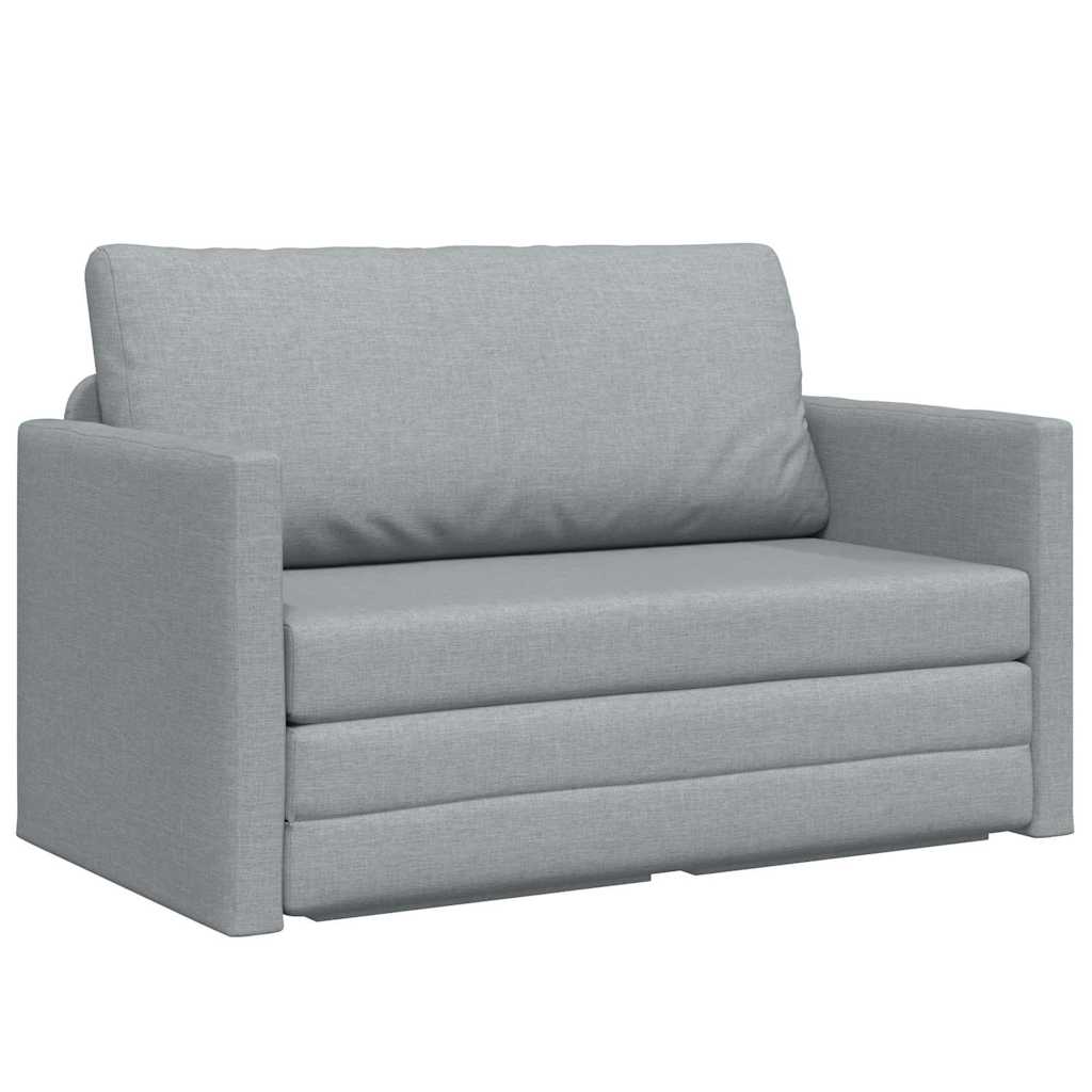 vidaXL Schlafsofa Hellgrau 124 x 71 x 78 cm Stoff