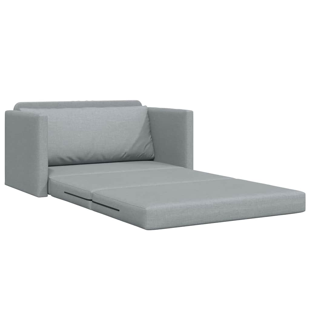 vidaXL Schlafsofa Hellgrau 124 x 71 x 78 cm Stoff