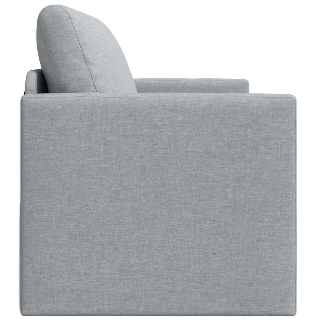 vidaXL Schlafsofa Hellgrau 124 x 71 x 78 cm Stoff