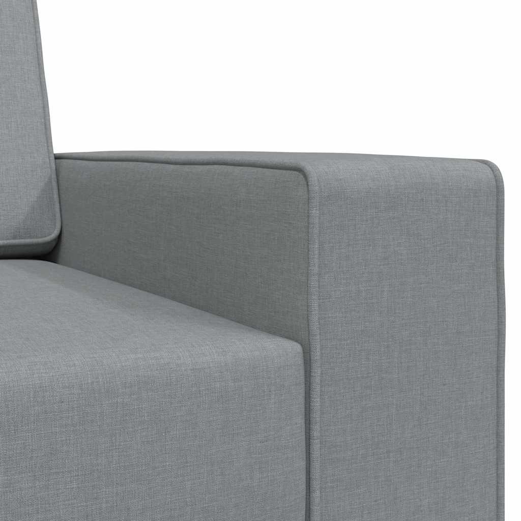 vidaXL Schlafsofa Hellgrau 245 x 78 x 77 cm Stoff