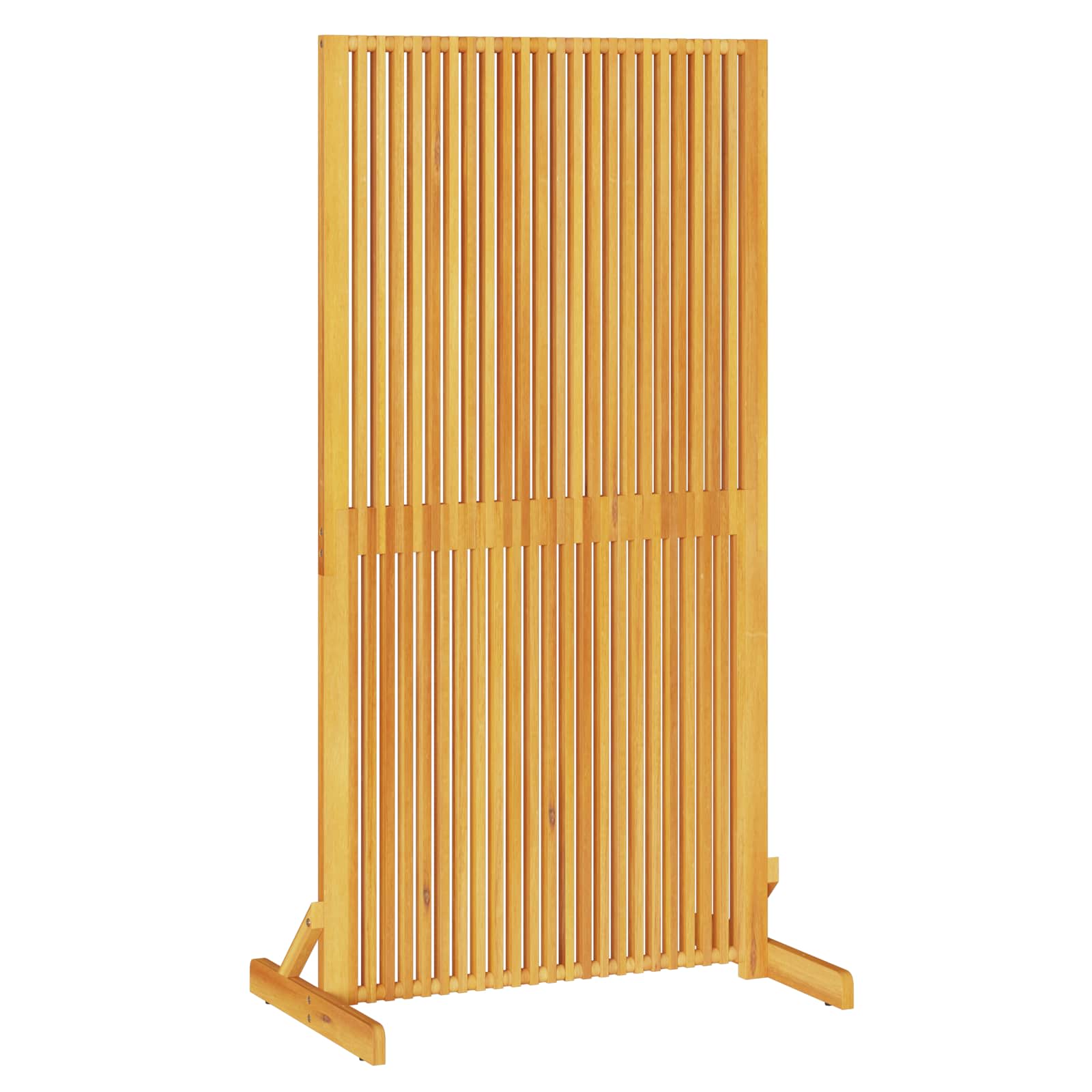 vidaXL Sichtschutz Braun 79.5 x 50 x 150 cm Massivholz Akazie