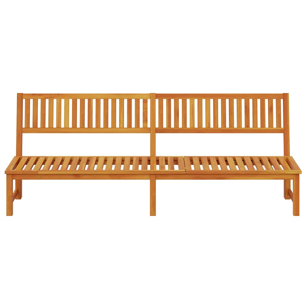 vidaXL Sonnenliege Braun 200 x 57 x 75cm Massivholz Akazie