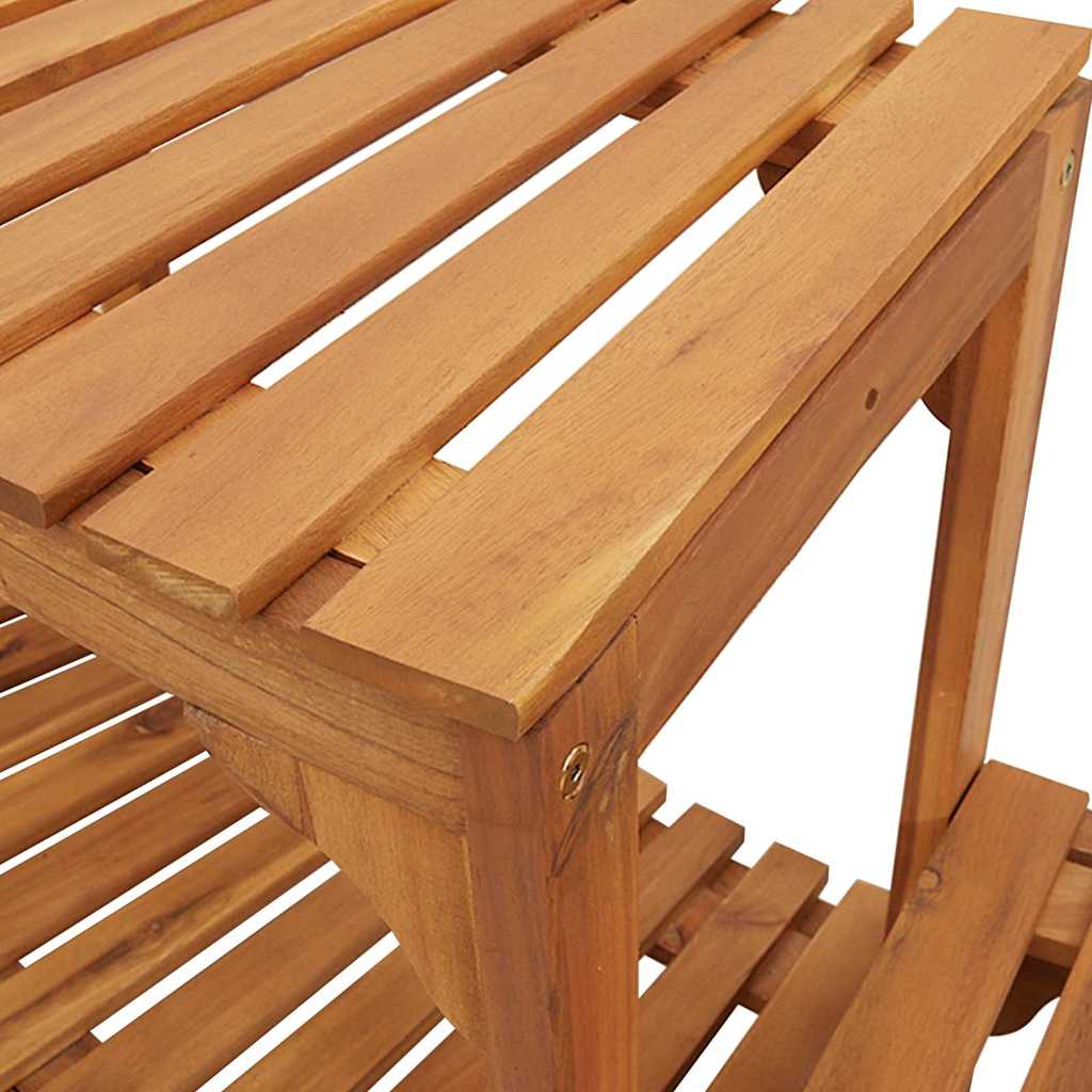 vidaXL Whirlpool Umgebung Halb-Rund Braun 252 x 112 x 55,5 cm