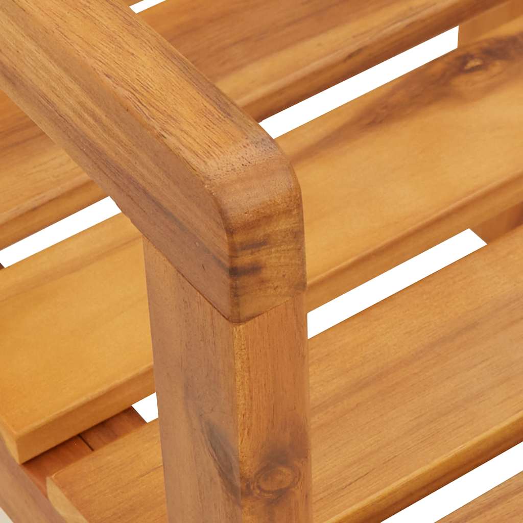 vidaXL Gartenstühle 2 Stk. 50x53x80 cm Massivholz Akazie