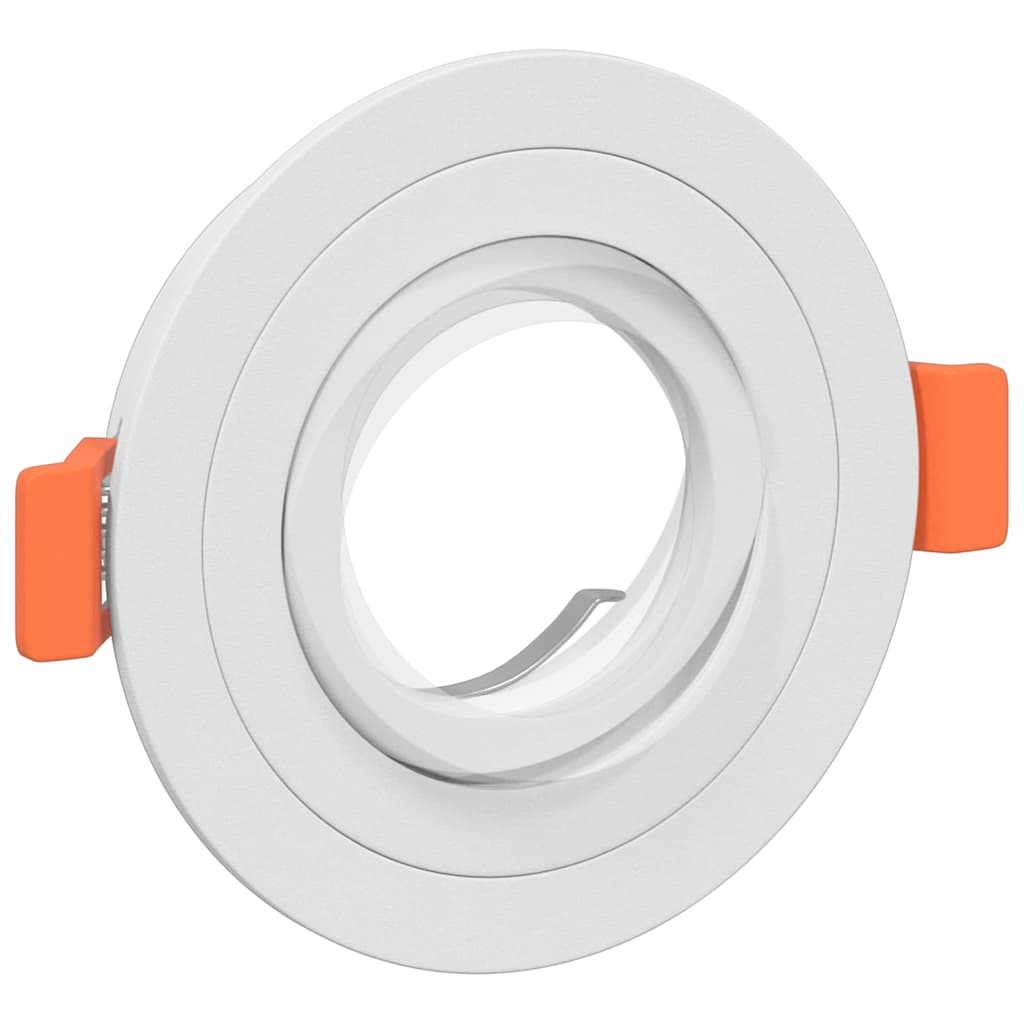 vidaXL Spotlight 6 pcs Weiß 9 x 9 x 2 cm Aluminium