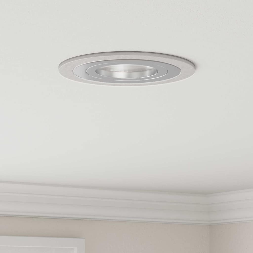 vidaXL Spotlight 6 pcs Weiß 9 x 9 x 2 cm Aluminium