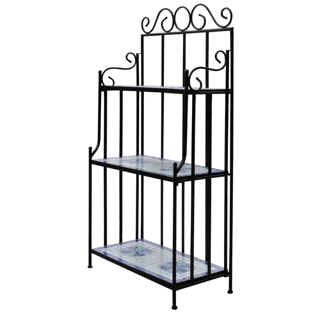 vidaXL Pflanzenständer Mosaik Terracotta