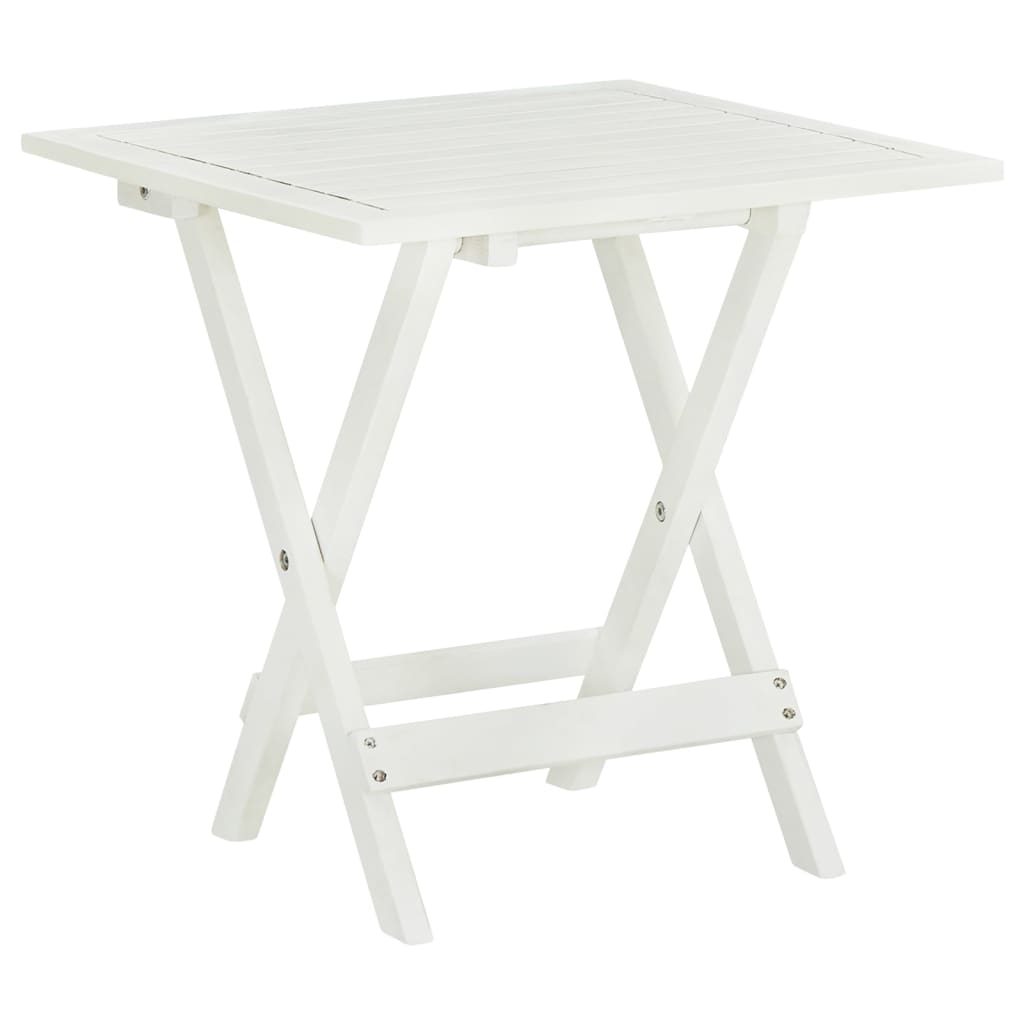 vidaXL Bistrotisch Ø46x47 cm Massivholz Akazie