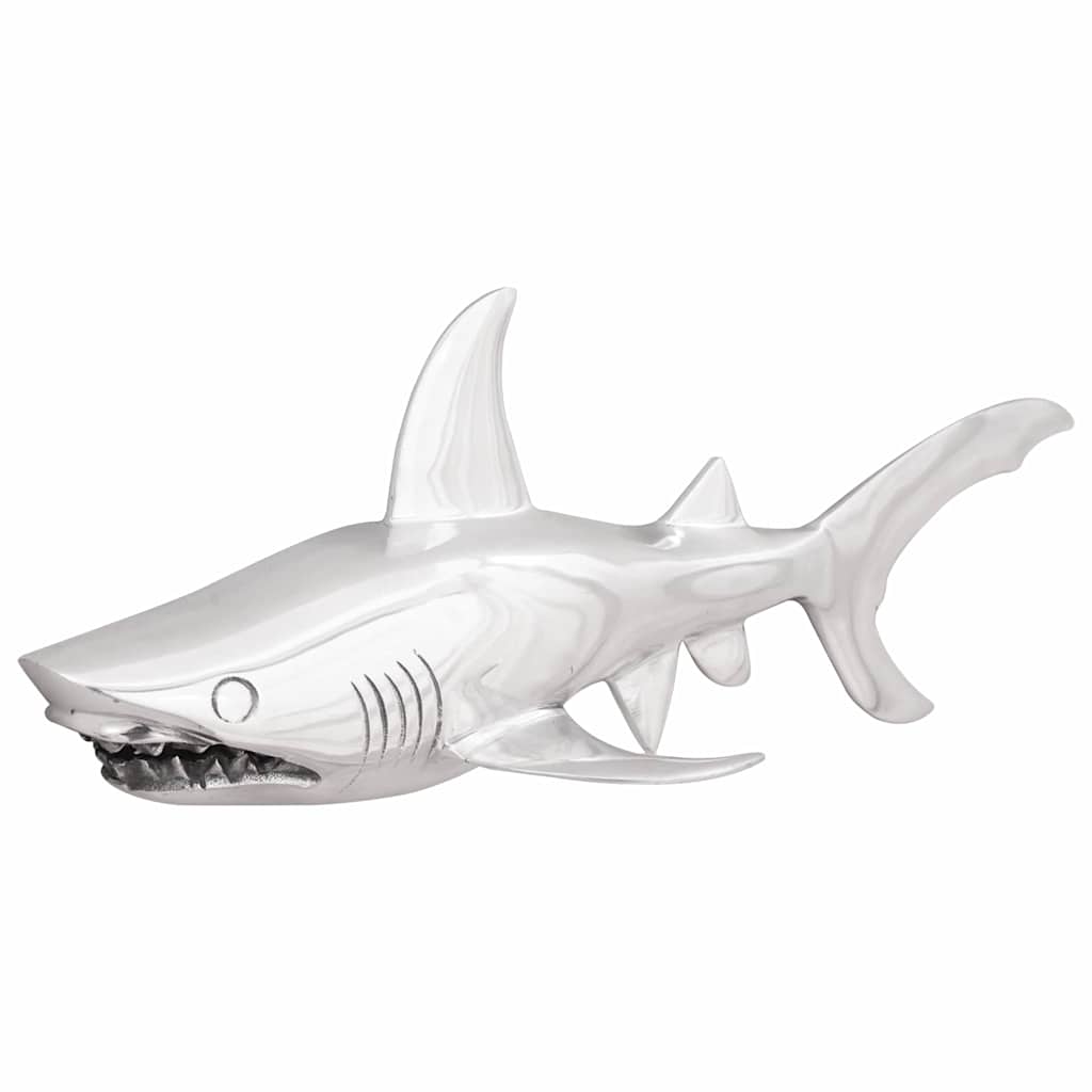 vidaXL Skulptur Silber 68 x 20 x 24 cm Aluminium