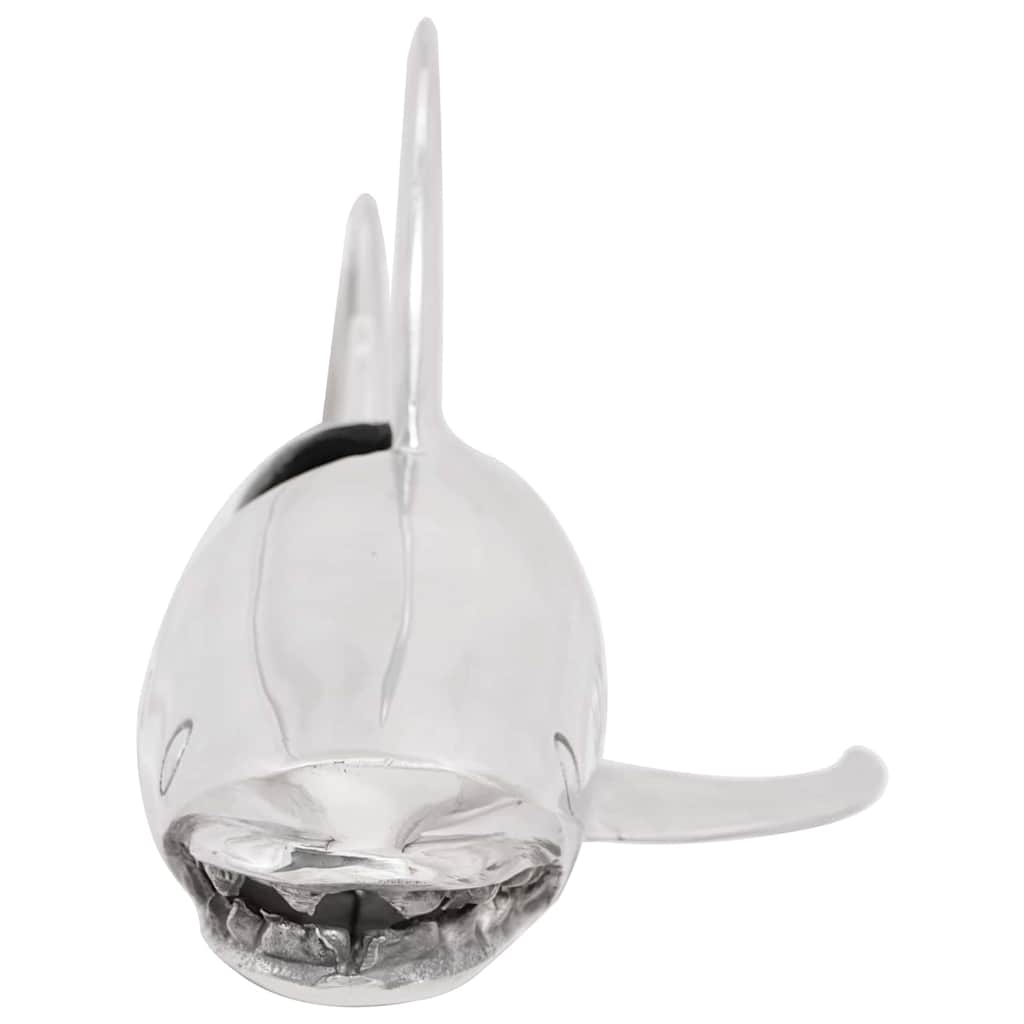 vidaXL Skulptur Silber 68 x 20 x 24 cm Aluminium