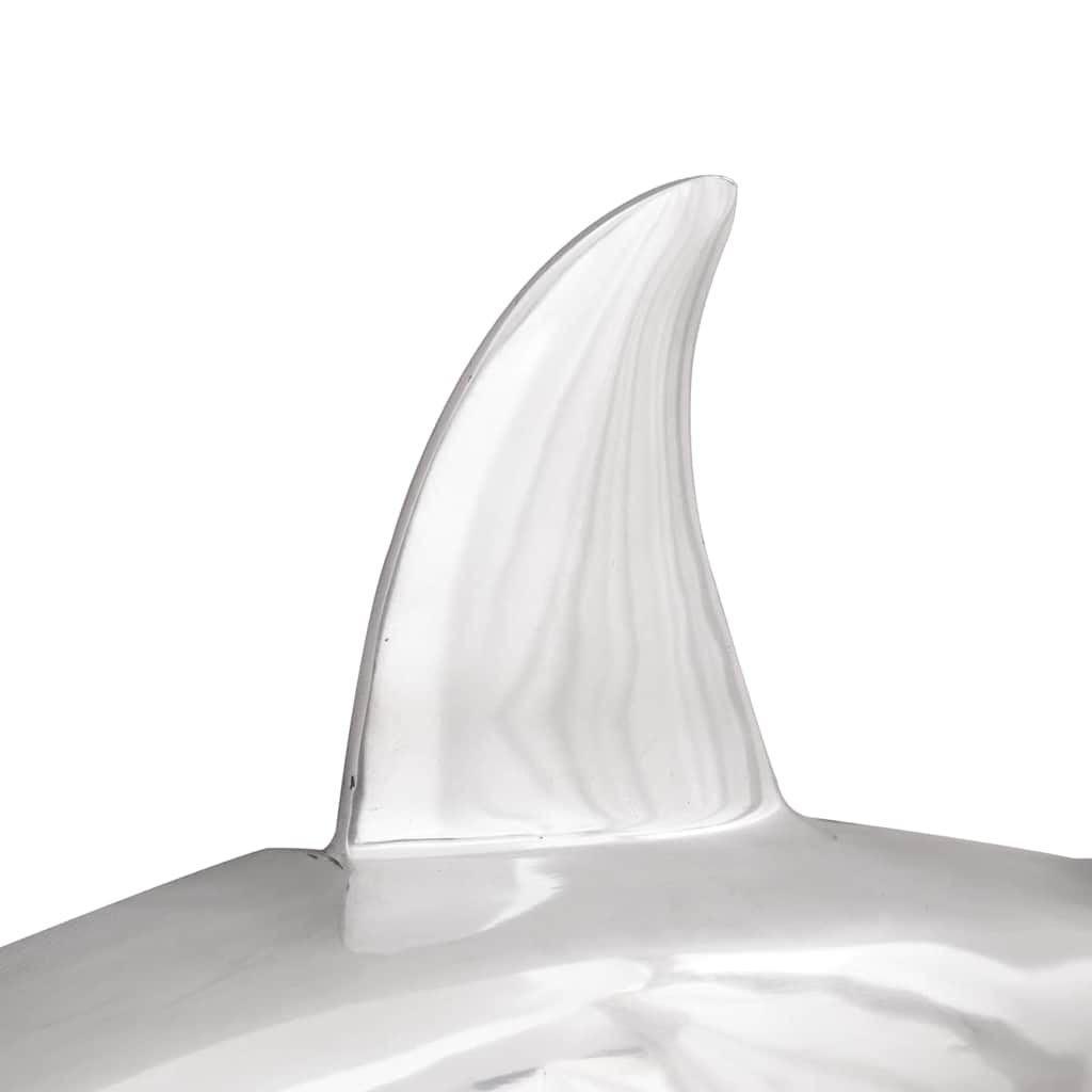 vidaXL Skulptur Silber 68 x 20 x 24 cm Aluminium