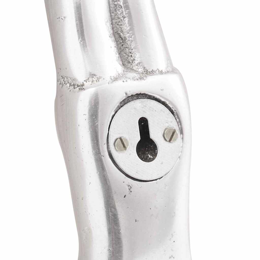 vidaXL Skulptur Silber 22 x 8 x 25 cm Aluminium