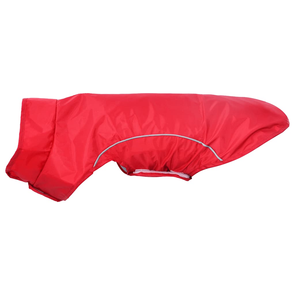 vidaXL Hunde Regenmantel mit Reflexstreifen Polyester Rot XXS