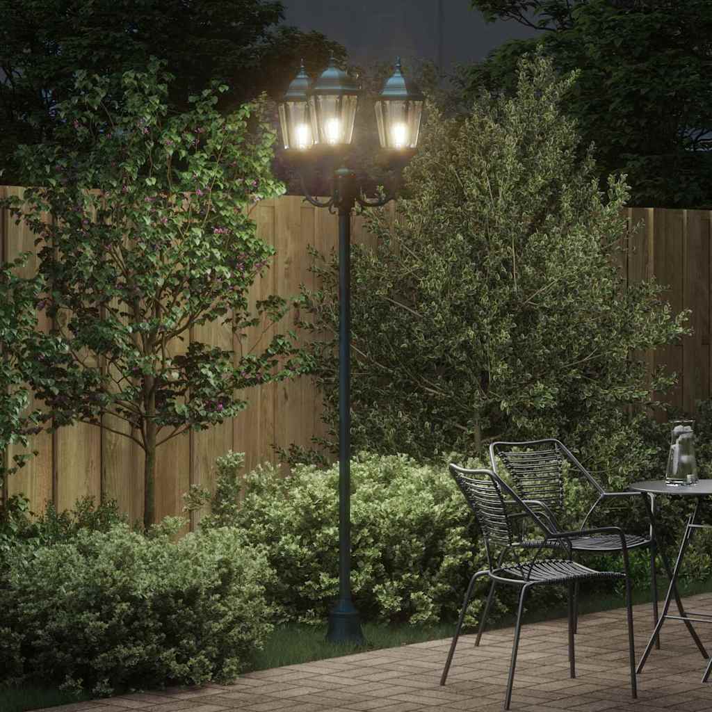 vidaXL Garten-Licht Vintage gebürstetes Grün 57 x 49 x 241 cm