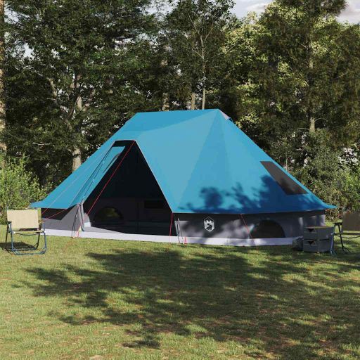 Familien-Tipi-Zelt mit Dach Grün 466 x 310 x 240 cm