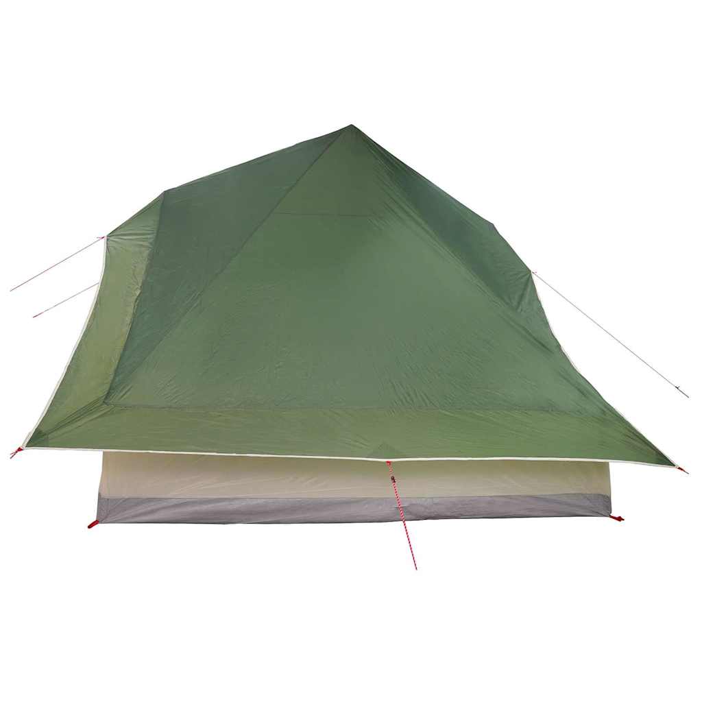 Tipi Zelt mit Dach mit Speicher Grün 364 x 281 x 257 cm Taft