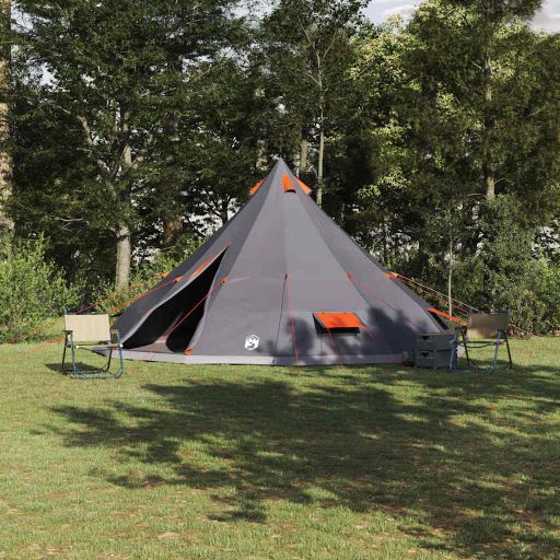 Familien-Tipi-Zelt mit Dach Grün 560 x 560 x 300 cm
