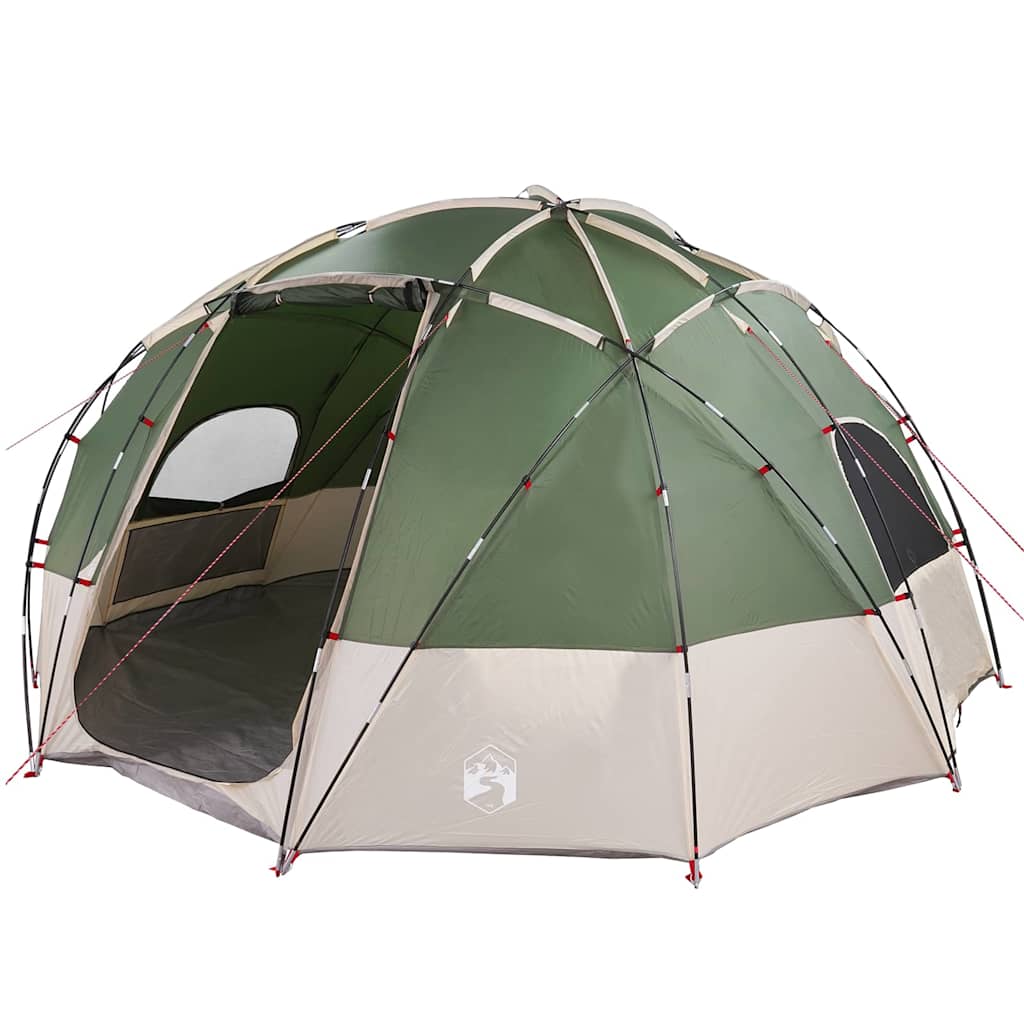 vidaXL Campingzelt mit Dach Grün 475 x 475 x 235 cm Polyester