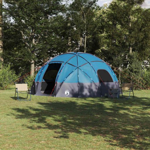 Campingzelt mit Dach Grün 475 x 475 x 235 cm Polyester