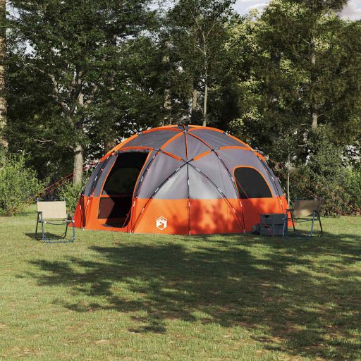Campingzelt mit Dach Grün 475 x 475 x 235 cm Polyester