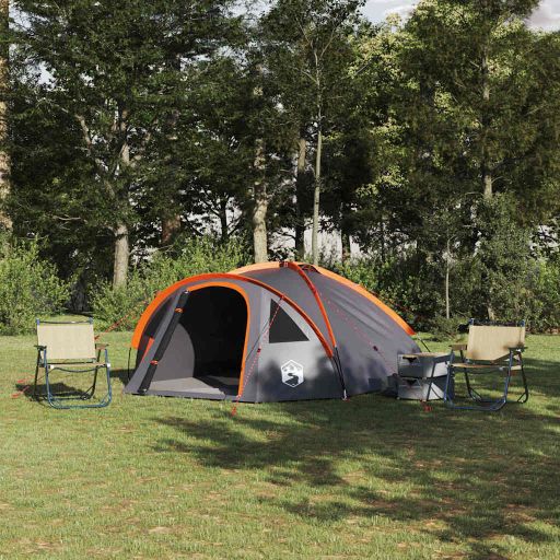 Campingzelt mit Dach Grün 308 x 268 x 130 cm Polyester