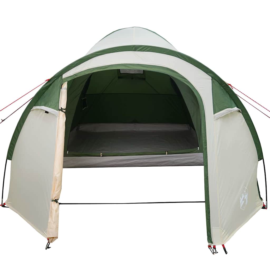 Kuppelzelt Kuppel mit Dach mit Speicher Grün 384 x 254 x 170 cm