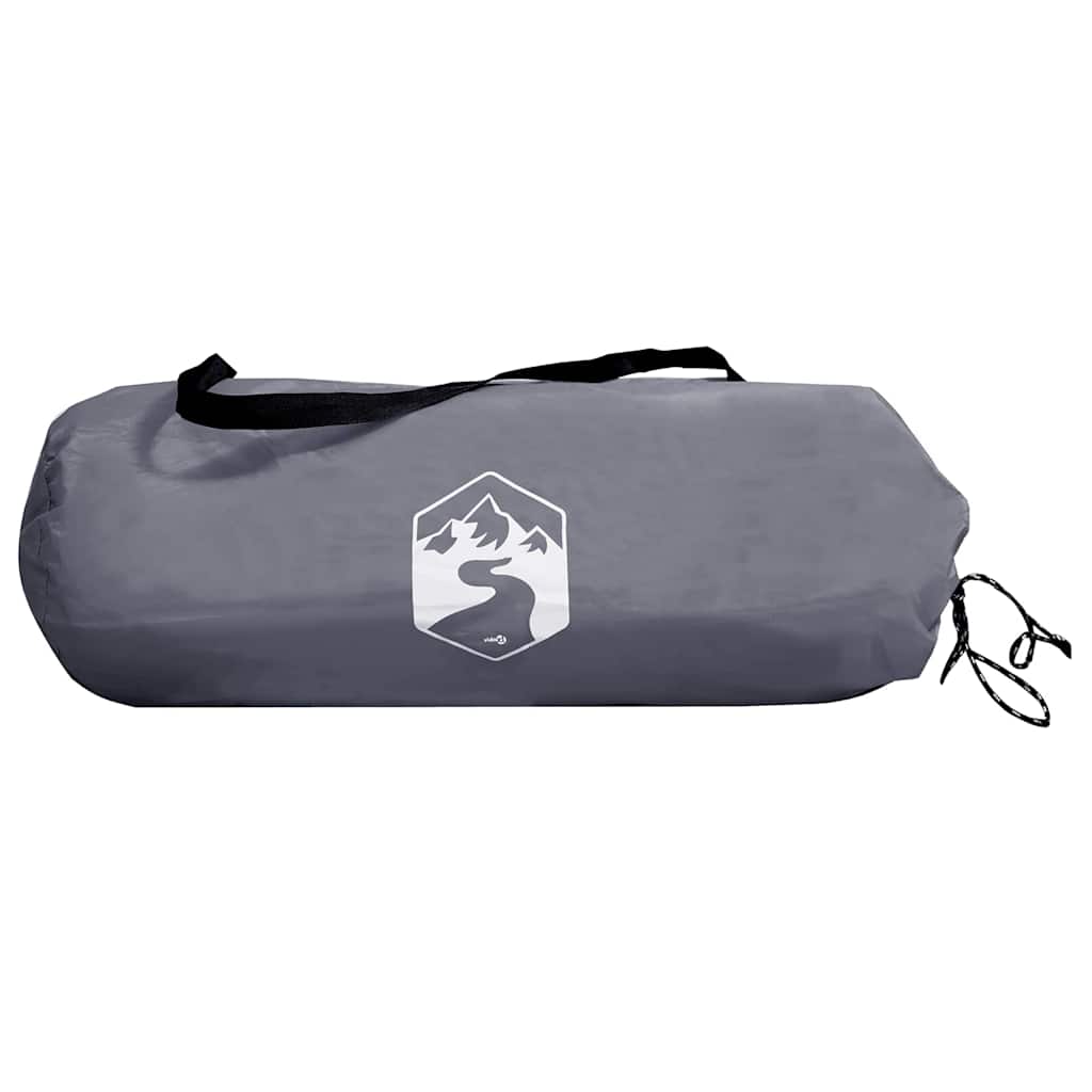 vidaXL Zelt mit Dach Sonstiges Grau und Schwarz 236 x 108 x 120 cm