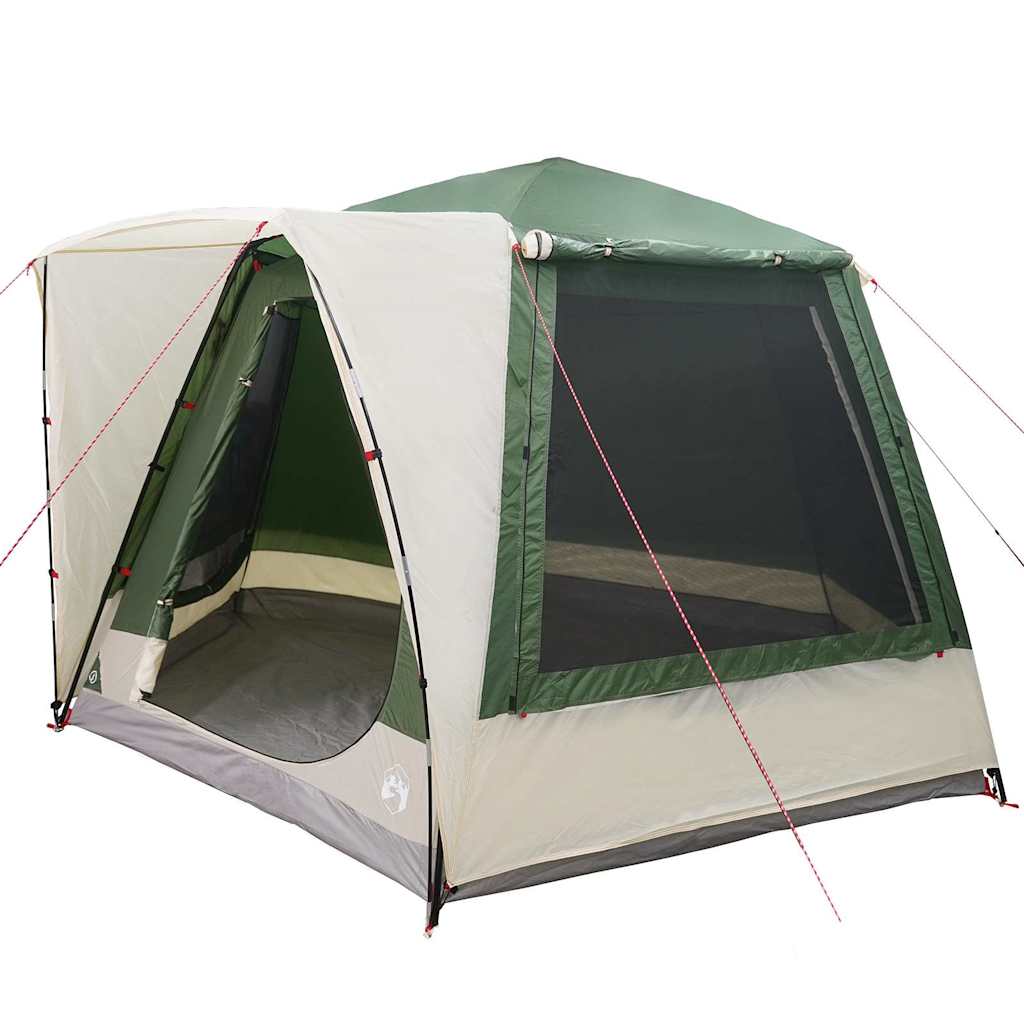 vidaXL Campingzelt Grün 420 x 420 x 227 cm Polyester