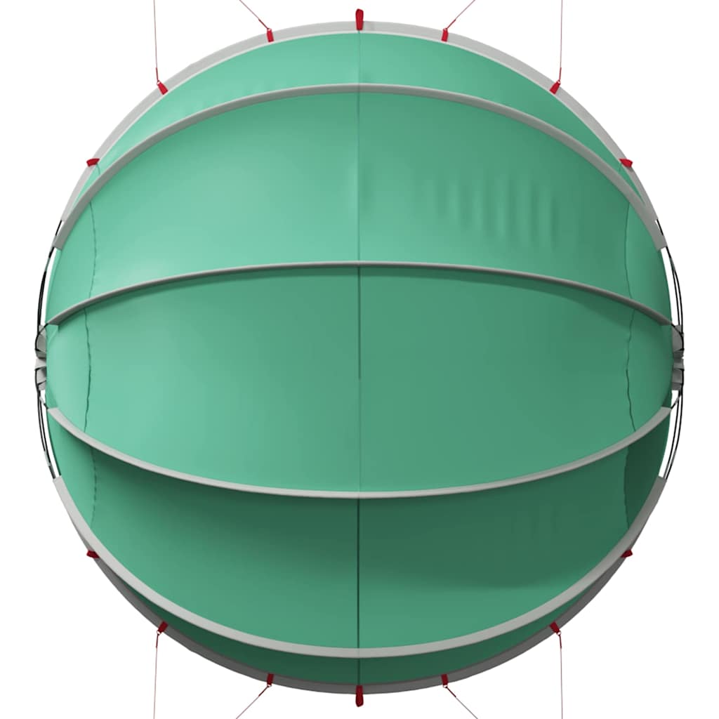 vidaXL Pool-Dome Grün 336 x 322 x 160 cm